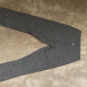 lululemon Align™ High-Rise Crop 21" Heathered Black Size 8